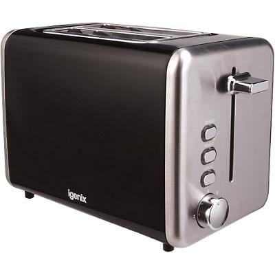 igenix Toaster 2 Slices Stainless Steel IG3000B 715-850W Black