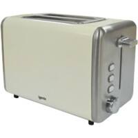 igenix Toaster 2 Slices Stainless Steel IG3000C 715-850W Cream