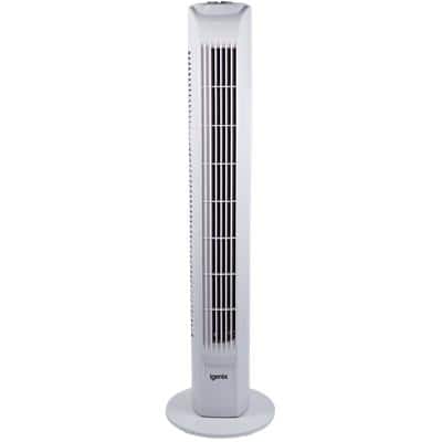 igenix Tower Fan DF0035T 45 W 29 inch White 1 Speed Settings 22 x 79 cm