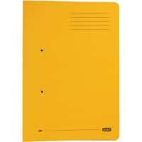 ELBA Spiral File Foolscap Yellow Manila 320 gsm Pack of 25