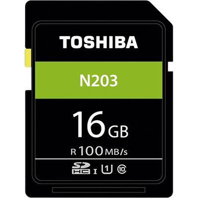 Toshiba SDHC Flash Memory Card N203 16 GB
