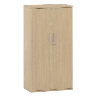 Regular Door Cupboard Lockable with 4 Shelves Melamine 800 x 425 x 1874mm Oak