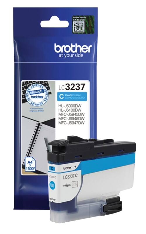 Brother LC3237C Original Ink Cartridge Cyan
