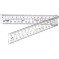 Helix Folding Ruler Plastic 30 cm