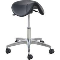 Euroseats Ergonomic Stool Matera Aluminium Small Black