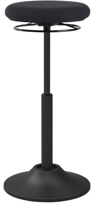 euroseats Mango Sit Stand Stool Fabric Black