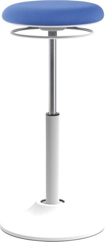 euroseats Sit Stand Stool Fabric Blue