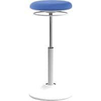 euroseats Sit Stand Stool Fabric Blue