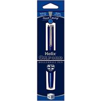 Helix Oxford Rollerball Pen Medium 0.6 mm Blue