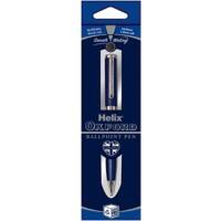 Helix Oxford Ballpoint Pen Medium 0.6 mm Black