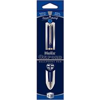 Helix Oxford Ballpoint Pen Medium 0.6 mm Blue