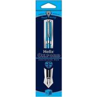 Helix Oxford Fountain Pen Light Blue Barrel Medium Blue