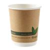 DISPO Cups Compostable Paper 227ml Brown Pack of 25