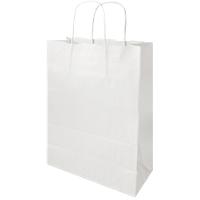 Purely Packaging Vita Twist Handle Paper Bag 240 (W) x 330 (H) x 110 (D) mm White Pack of 50
