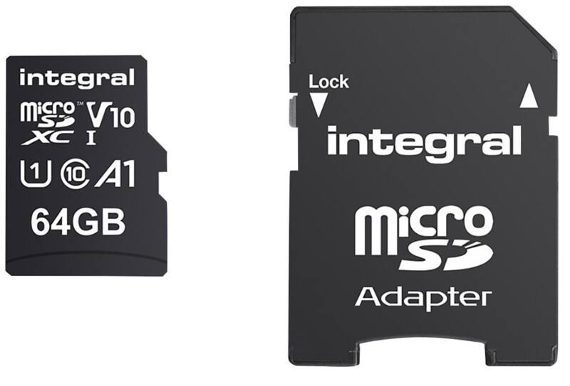 Integral Micro SDXC Flash Memory Card V10 64 GB