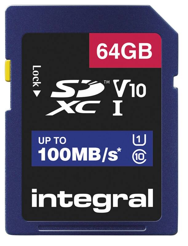 Integral SDXC Flash Memory Card V10 64 GB