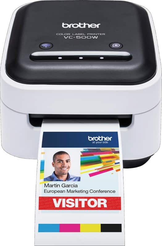 Brother Zero Ink Colour Label Printer Wi-Fi VC-500W
