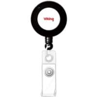 Viking Badge Reel Charcoal Grey Pack of 10