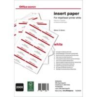 Office Depot Badge Insert Plain 90 x 54 mm Pack of 200