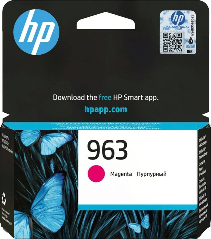 HP 963 Original Ink Cartridge 3JA24AE Magenta