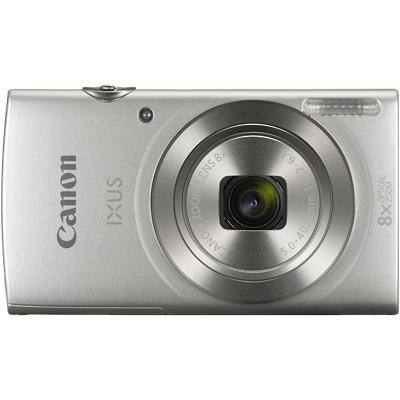 Canon Digital Camera IXUS 185 20 Megapixel Silver + 1 x Case, 1 x SD Card
