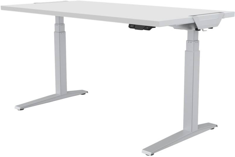 Fellowes Sit Stand Desk Levado White 800 X 1 600 X 1 257 Mm