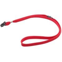Office Depot Lanyard 440 x 10mm Red Pack of 10