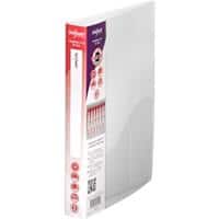 Snopake Ring Binder Polypropylene A5 2 ring 15 mm Classic Clear Pack of 10
