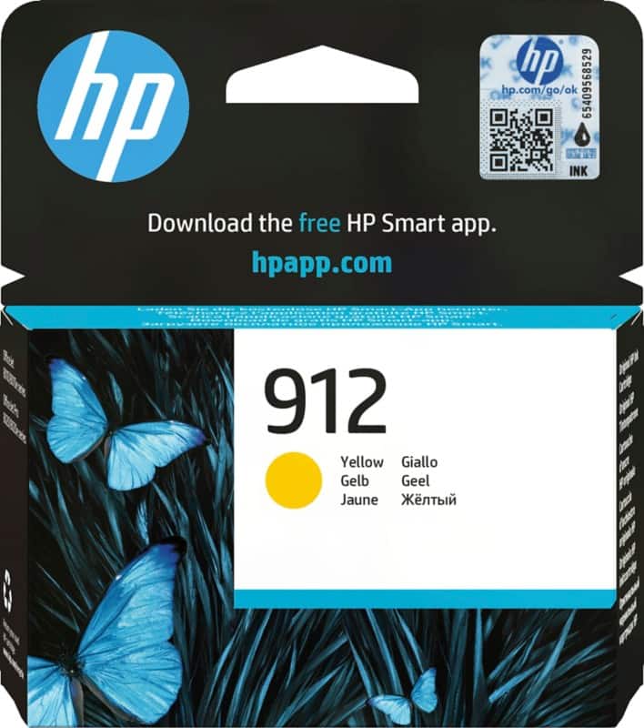HP 912 Original Ink Cartridge 3YL79AE Yellow