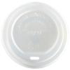 DISPO Cup Lids Compostable CPLA 340 ml White Pack of 50
