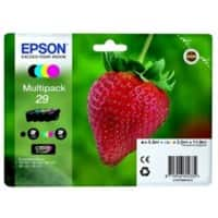 Epson Original Ink Cartridge 29 EasyMail T29864511 Black, Cyan, Magenta, Yellow Multipack of 4