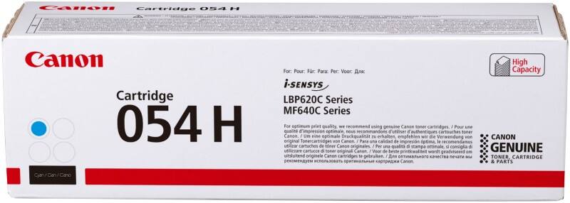 Canon 054H Original Toner Cartridge Cyan