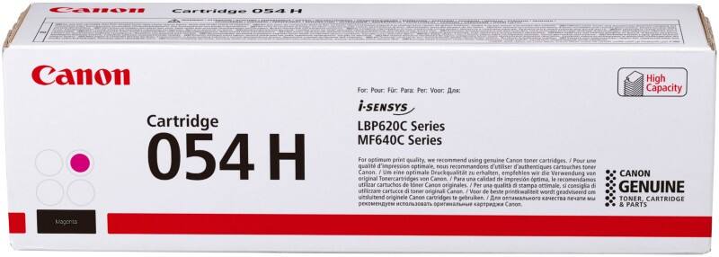 Canon 054H Original Toner Cartridge Magenta