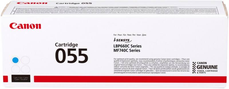 Canon 055 Original Toner Cartridge Cyan