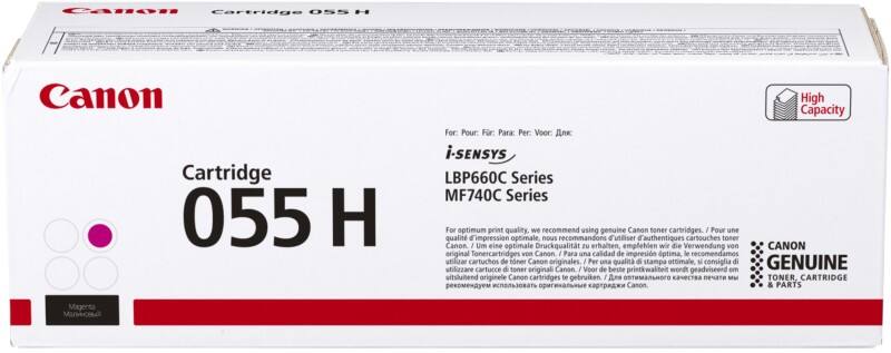 Canon 055H Original Toner Cartridge Magenta