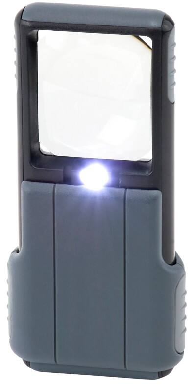 Carson Magnifier MiniBrite PO-55 Black, Grey 51 mm PO-55 5 x
