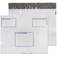 Purely Packaging Polypost Mailing Bag C3+ 430 (W) x 330 (H) mm Peel and Seal 50μ White Pack of 100