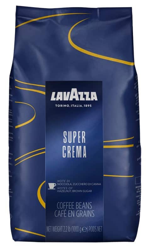 Lavazza espresso super crema coffee beans 1kg