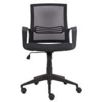Niceday Basic Tilt Office Chair with Armrest and Adjustable Seat Espoo Black