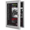 Stewart Superior Wall Mountable Lockable Poster Case 31 x 38 cm Silver