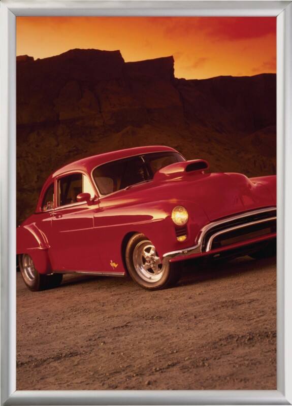 Stewart Superior A3 Snap Frame Hanging Silver Aluminium SN25A3 35 (W) x 1.2 (D) x 26 (H) cm