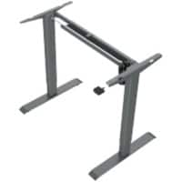 euroseats 1-Motor Sit Stand Desk Frame Rectangular T-Foot 1,210 (W) x 500 (D) x 1,210 (H) mm Metal