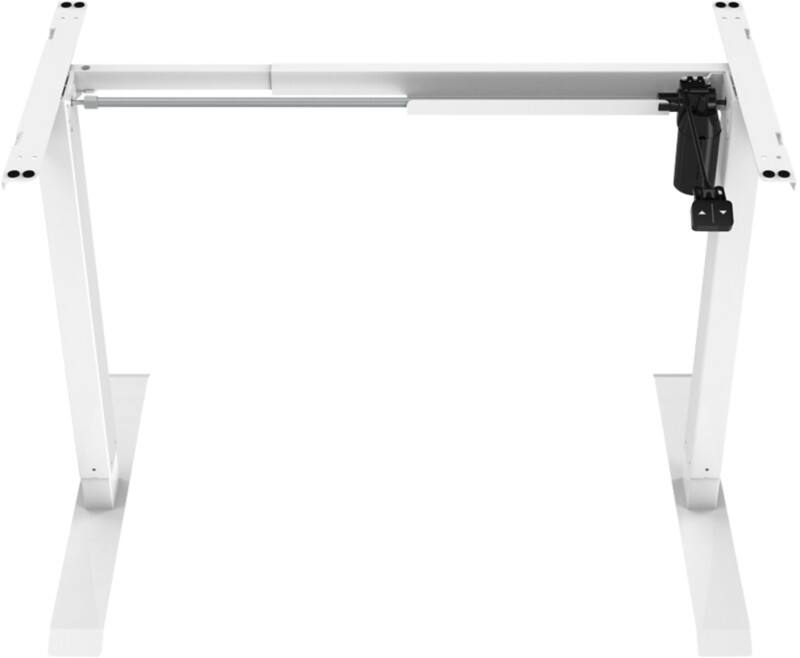 euroseats 1-Motor Sit Stand Desk Frame Rectangular T-Foot 1,210 (W) x 500 (D) x 1,210 (H) mm Metal