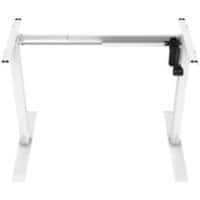 euroseats 1-Motor Sit Stand Desk Frame Rectangular T-Foot 1,210 (W) x 500 (D) x 1,210 (H) mm Metal