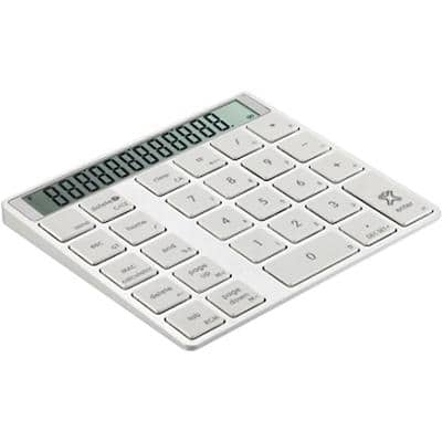 XtremeMac Bluetooth Numpad Calculator XWH-CMN-83 with Digital Screen Silver