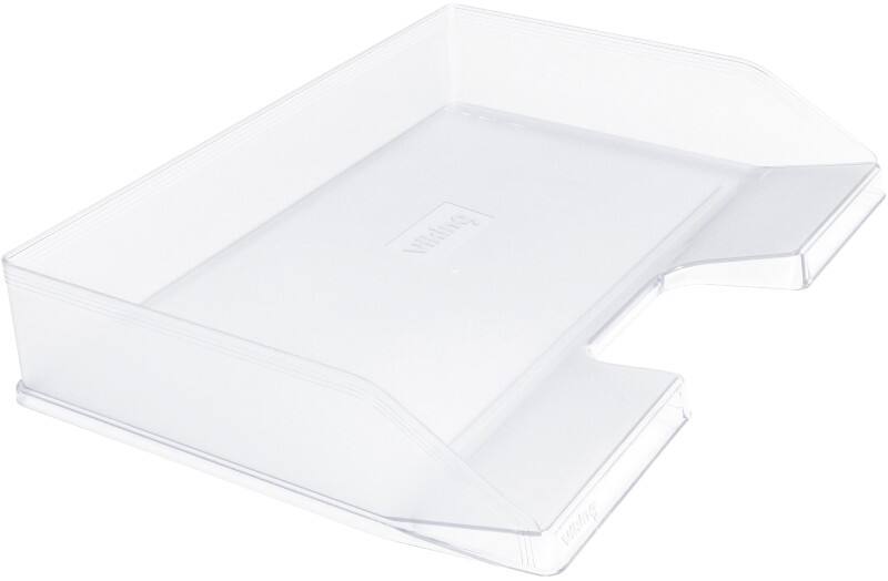 Viking Landscape Letter Tray PS (Polystyrene) Stackable A4+ Transparent