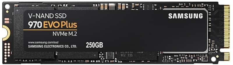 Samsung 250 GB Internal SSD 970 Evo Plus Black