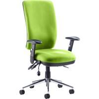 dynamic Triple Lever Ergonomic Office Chair with Adjustable Armrest and Seat Chiro High Back Myrrh Green