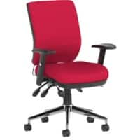 dynamic Triple Lever Ergonomic Office Chair with Adjustable Armrest and Seat Chiro Medium Back Bergamot Cherry