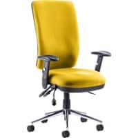 dynamic Triple Lever Ergonomic Office Chair with Adjustable Armrest and Seat Chiro High Back Senna Yellow